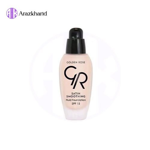 کرم پودر ساتین گلدن رز حاوی SPF 15 حجم 34 میل